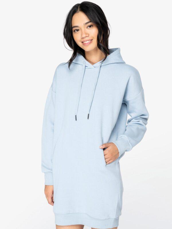 Eco-Friendly Ladies' Hooded Sweatshirt Dress