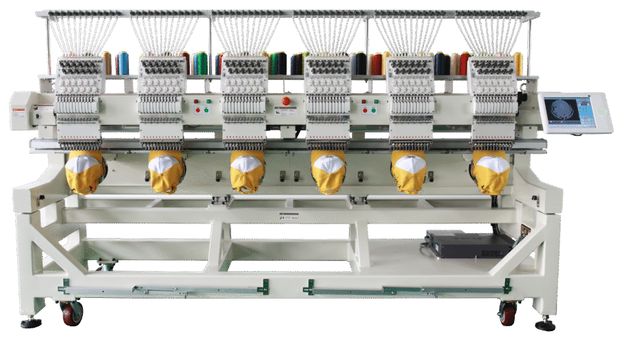 6-head embroidery machine